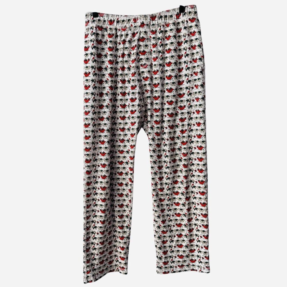 Roller Rabbit Pajama Pants Holly Jolly Hathi‎ Elephants